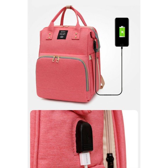 👶🍼Multi Diaper Bag With Baby Bed Crib Backpack - Picture 6 of 10